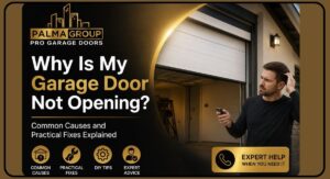 Read more about the article Why Is My Garage Door Not Opening? Common Causes and Practical Fixes Explained