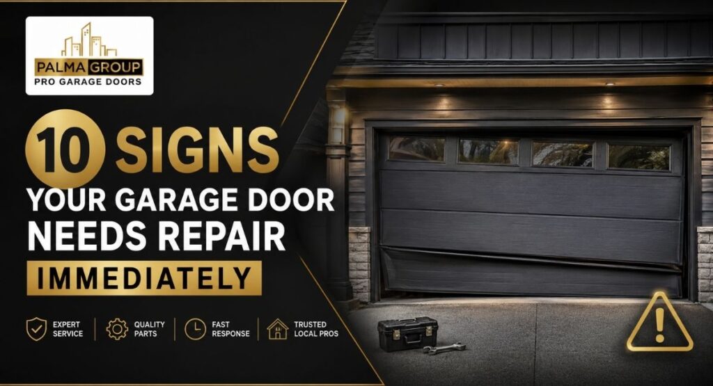 10 Signs Your Garage Door Needs Repair Immediately