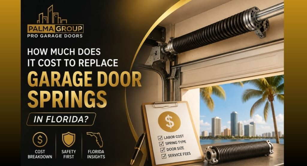 How Much Does It Cost to Replace Garage Door Springs in Florida?