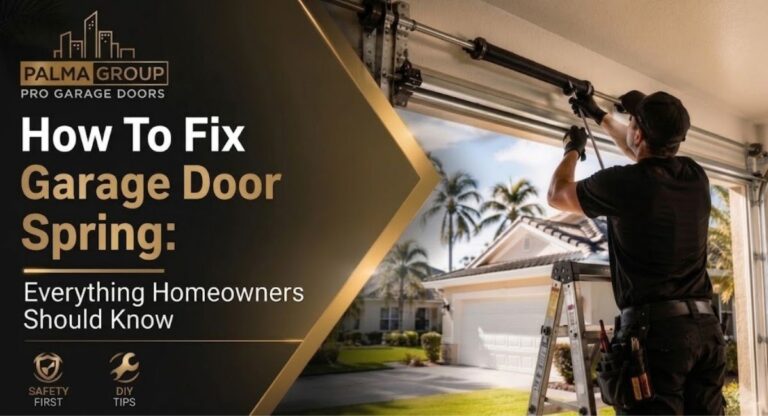 How To Fix Garage Door Spring​: Everything Homeowners Should Know