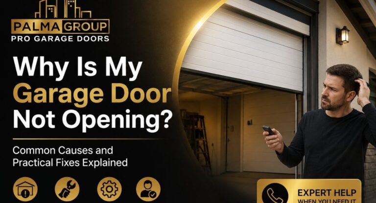 Why Is My Garage Door Not Opening? Common Causes and Practical Fixes Explained