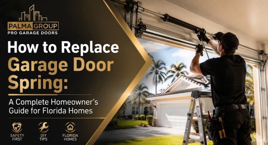 How to Replace a Garage Door Spring: A Florida Homeowner’s Guide