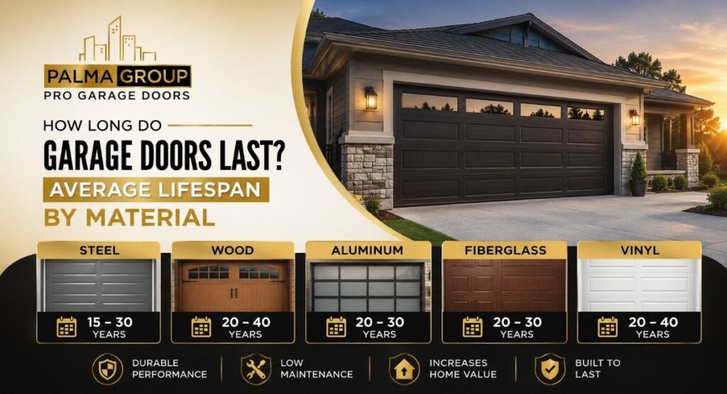 How Long Do Garage Doors Last? Average Lifespan by Material