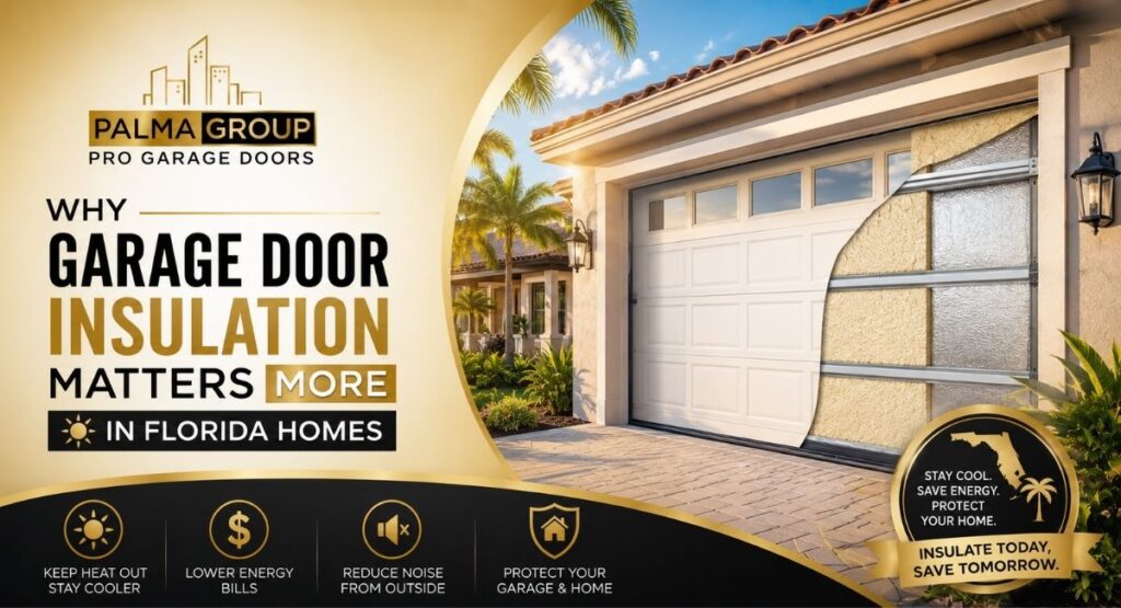 Why Garage Door Insulation Matters More in Florida Homes